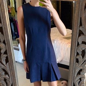 Navy Knee Length Dress